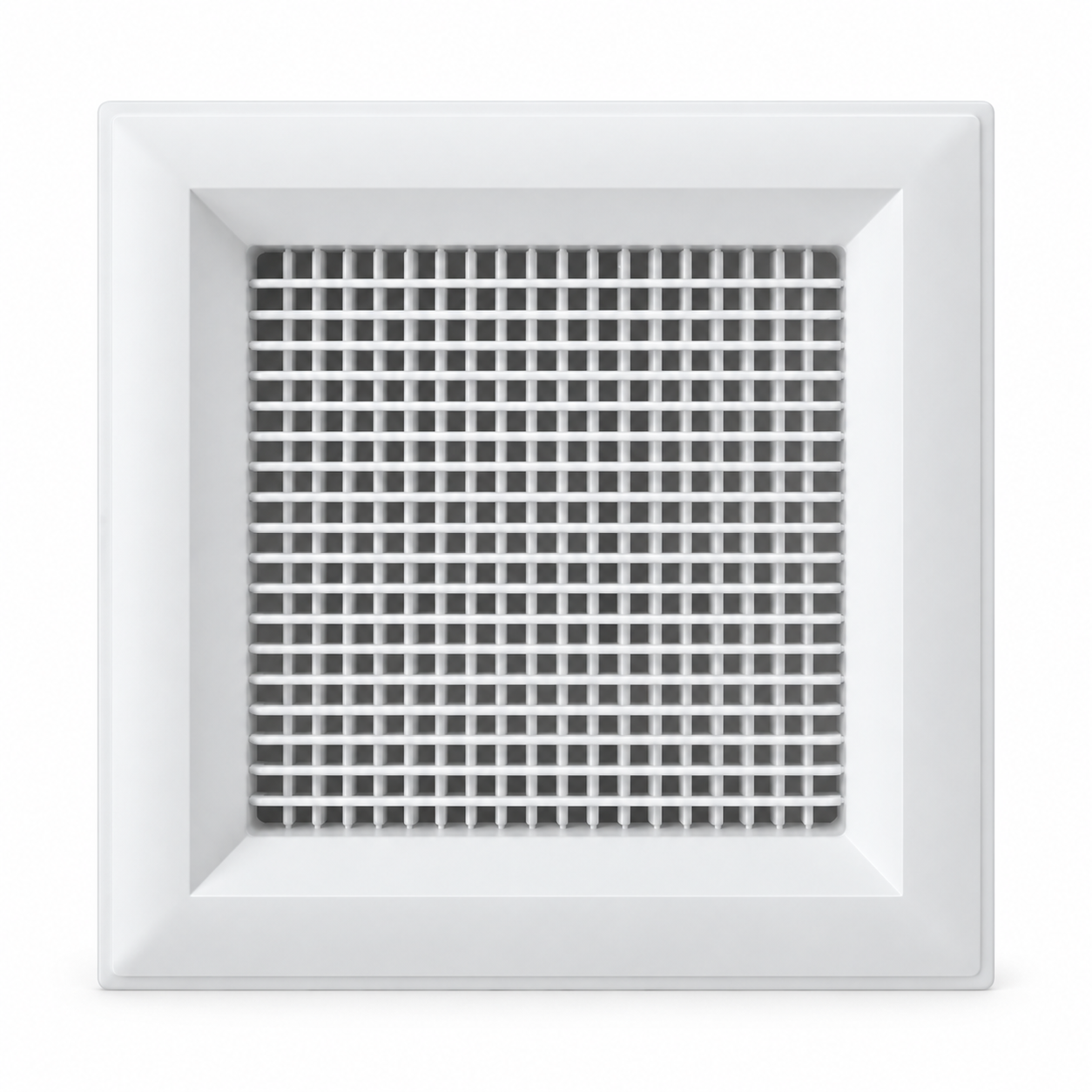 Beyaz plastik 60x60 hava toplayıcı menfez